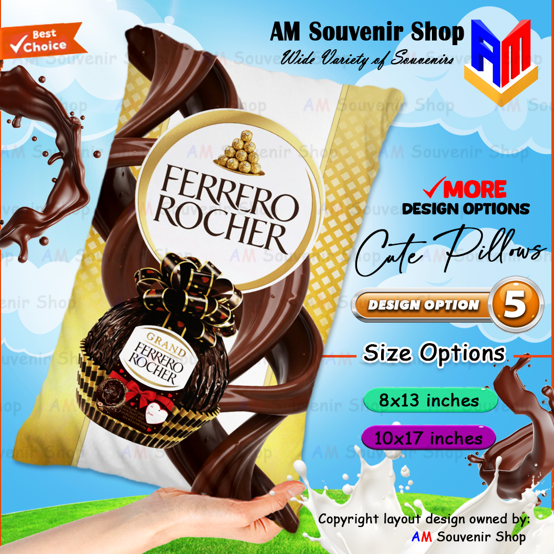 Ferrero Chocolate Soft Pillow - Rectangle
