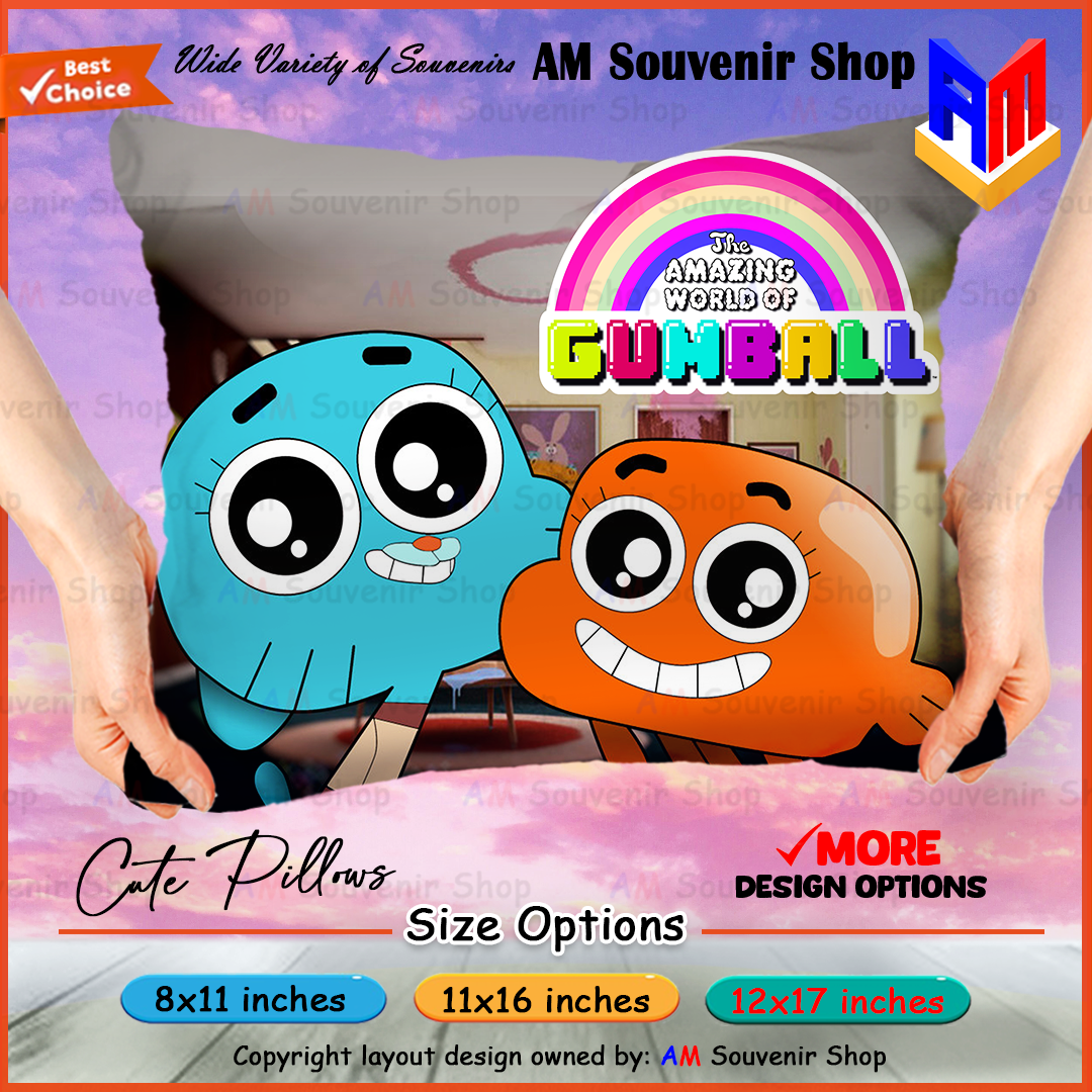 Gum Ball Fluffy Soft Pillow - Rectangle