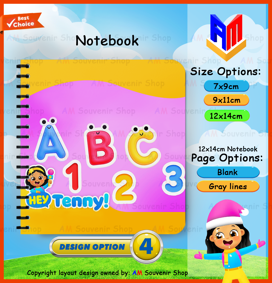 Hey! Tenny! 🌟 Mini Notebook 📒 – Cute Pocket Notebook 🎉 Birthday Party Favor 🎁
