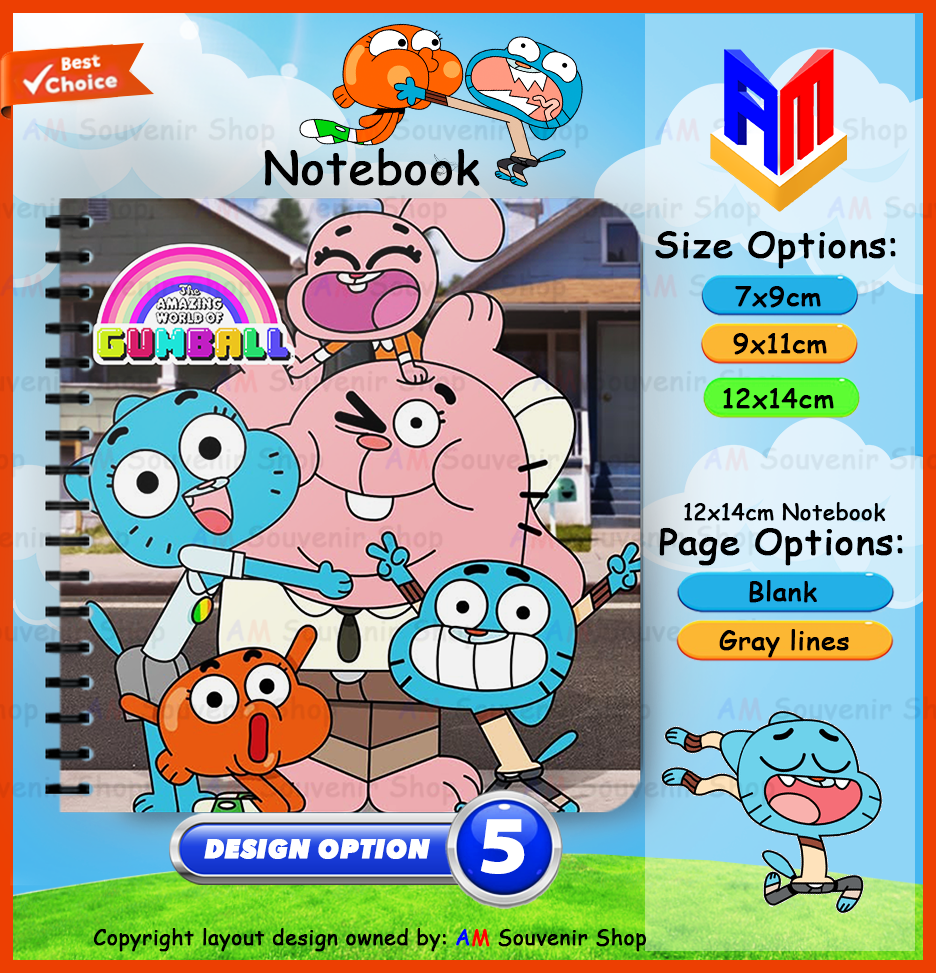 🌈 Colorful Gumball Mini Notebook 📒 – Kids Birthday Party Favor 🎉 Souvenir Gift 🎁
