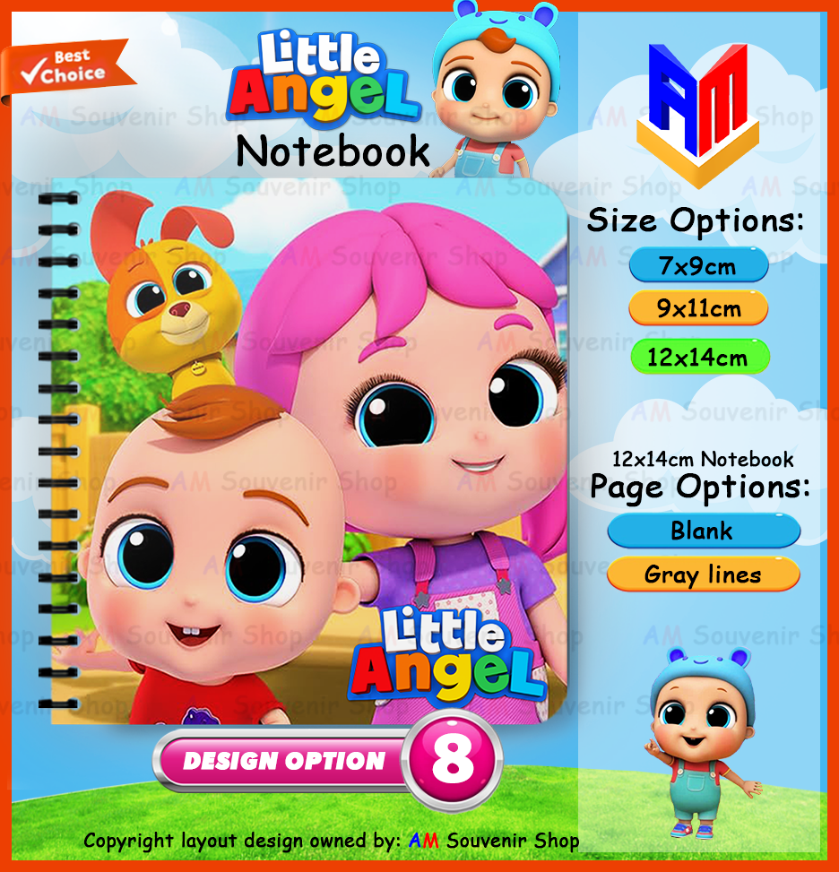 🍭 Little Angel Mini Notebook 📒 – Cute Birthday Party Favor 🎉 Giveaway Gift 🎁 for Kids