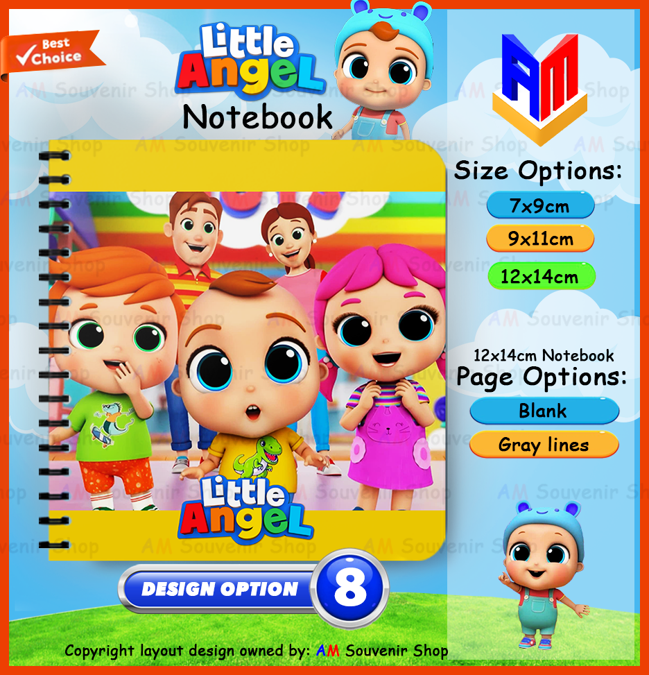 🎉 Little Angel Mini Notebook 📒 – Fun Kids Birthday Souvenir 🎁 Party Favor 🍭